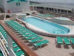 one of two pools